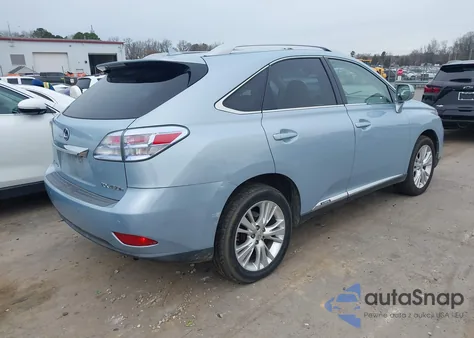 2010 Lexus Rx 450H z USA, uszkodzony, nr VIN JTJBC1BA2A2009295